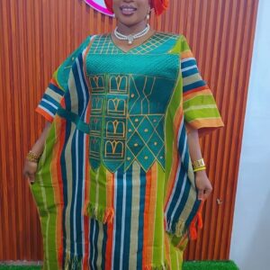 Aso-Oke Dress & Autogele