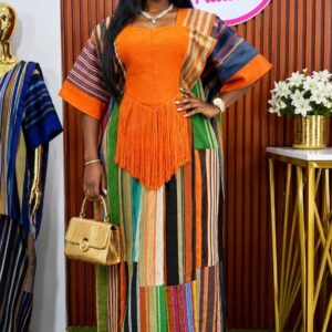 Aso-Oke Fringe Dress