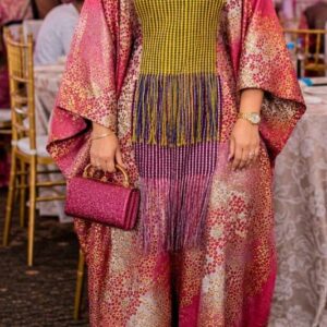 Damask Dress - Rose Gold